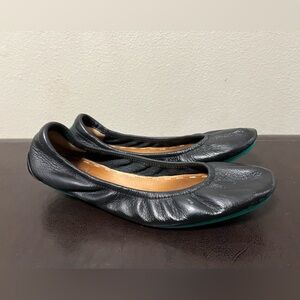 Tieks Black Leather Ballet Flats size 7